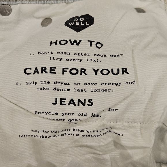 Madewell Curvy Petite Perfect Vintage Light Wash Blue Textured Jean NWOT SZ 31P - Picture 7 of 16